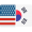 United States/South Korea flag