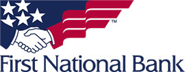 First National Bank branding