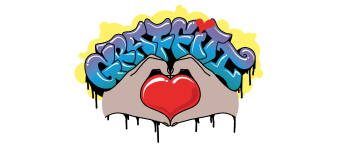 grafiti heart logo
