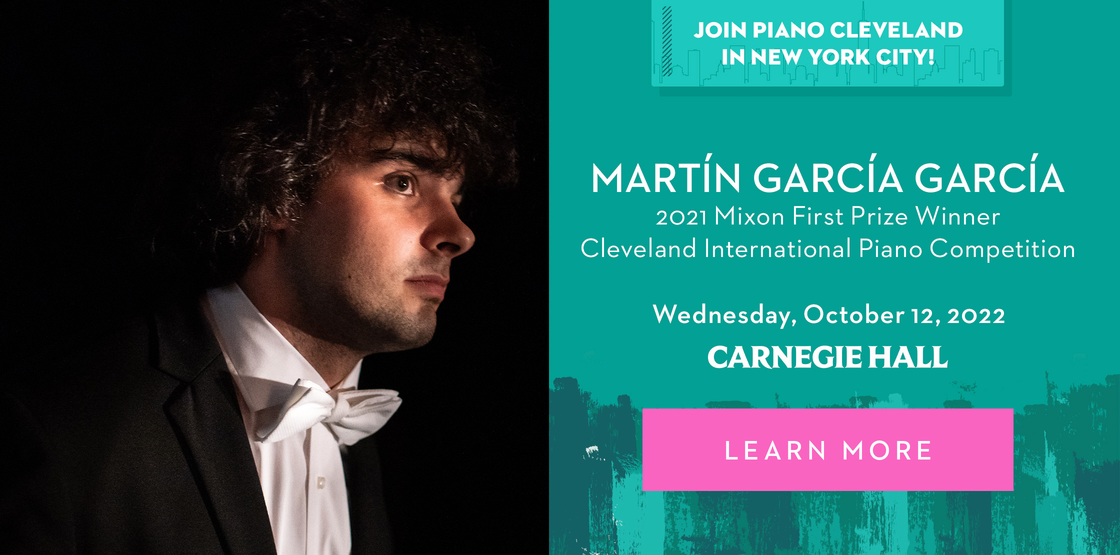 Martín García García Carnegie Hall Debut. Wednesday, October 12, 2022
