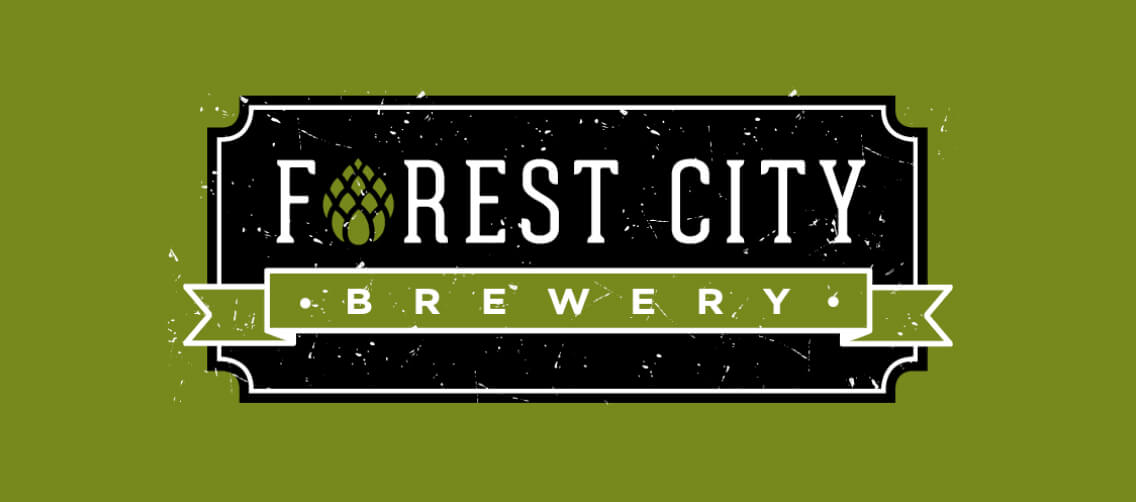 Forest City Brewery branding