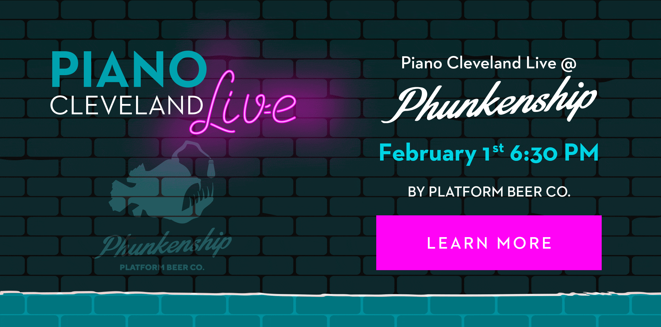 Piano Cleveland Live @Phunkenship January 1, 6:30PM