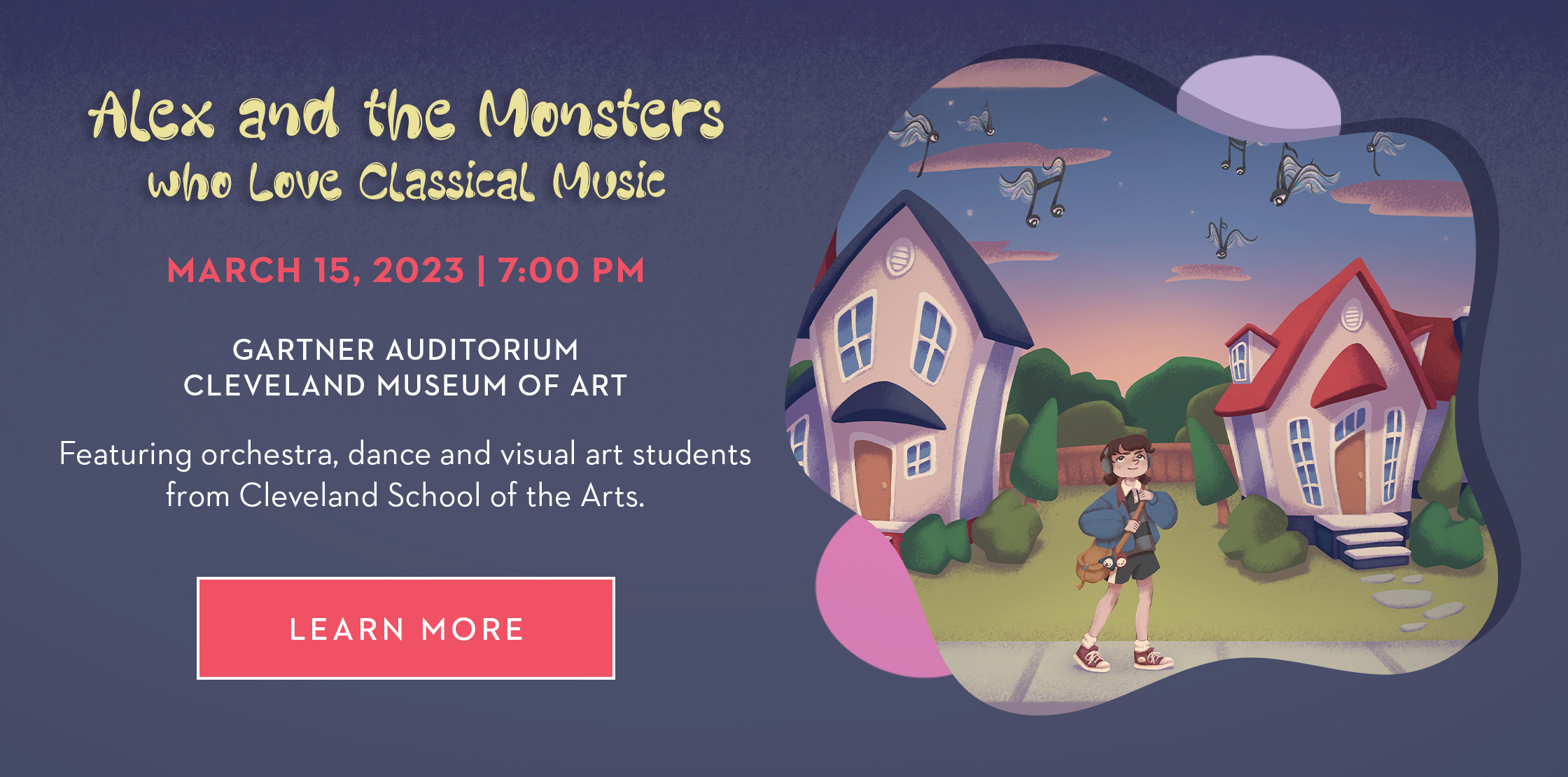 Alex and the Monsters who Love Cassical Music, March 15, 2023, 7:00 PM