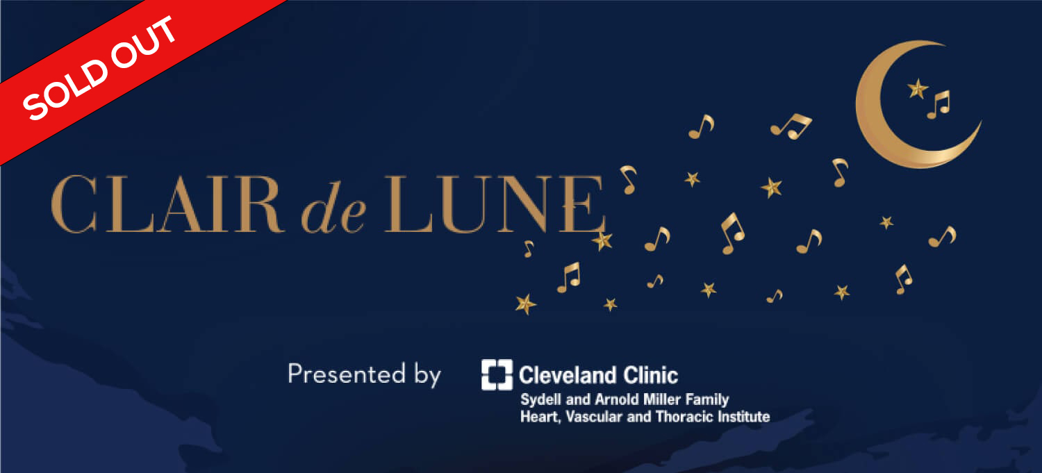 Clair de Lune Gala banner Sold Out