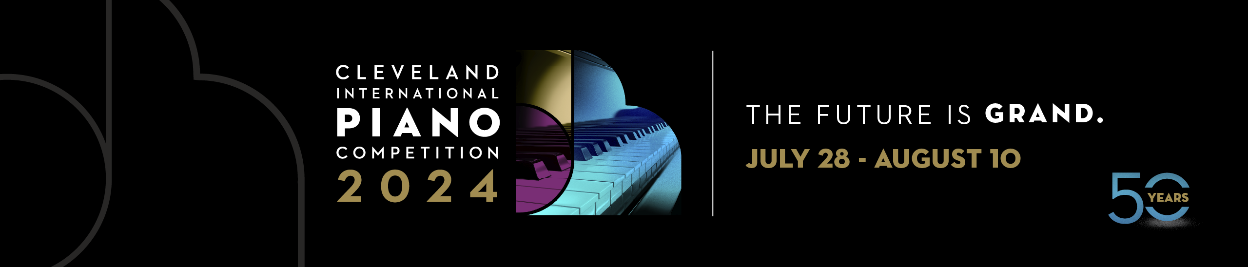 Cleveland International Piano Competition 2024 banner