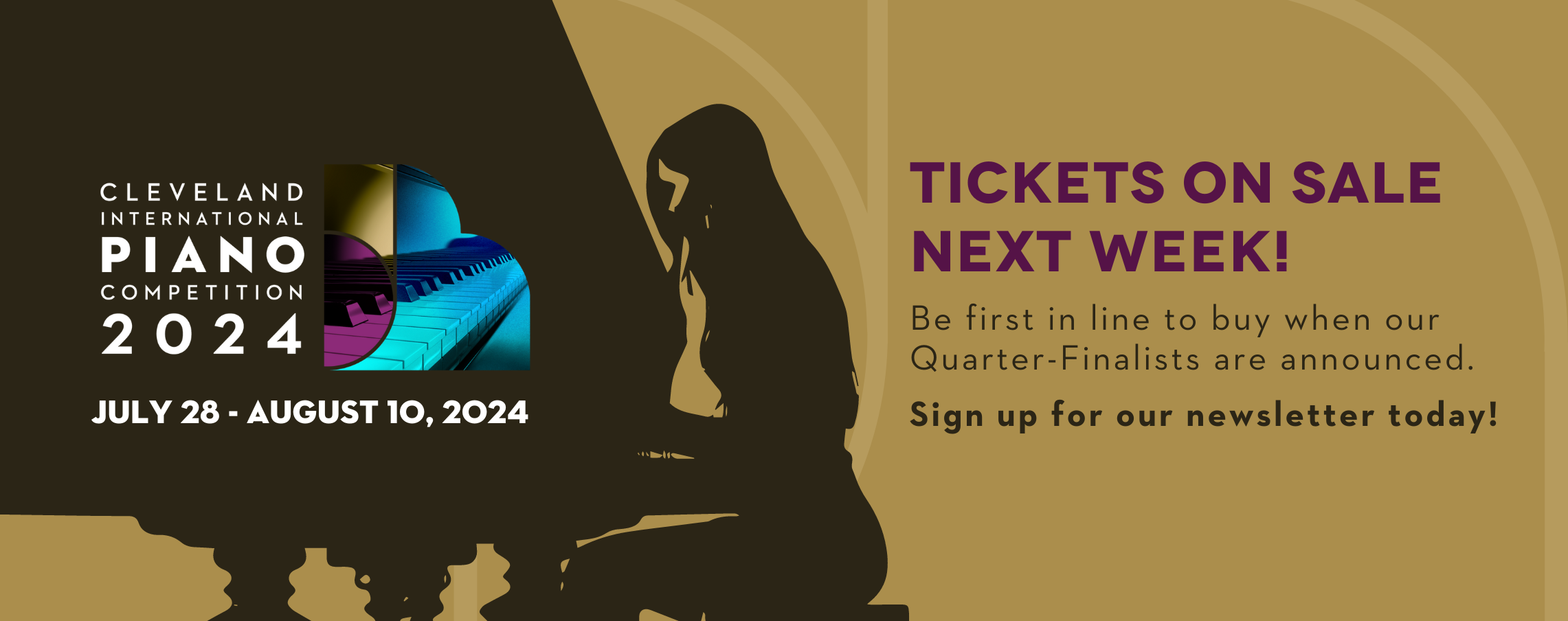 Cleveland International Piano Competition 2024. July 28 - August 10, 2024.